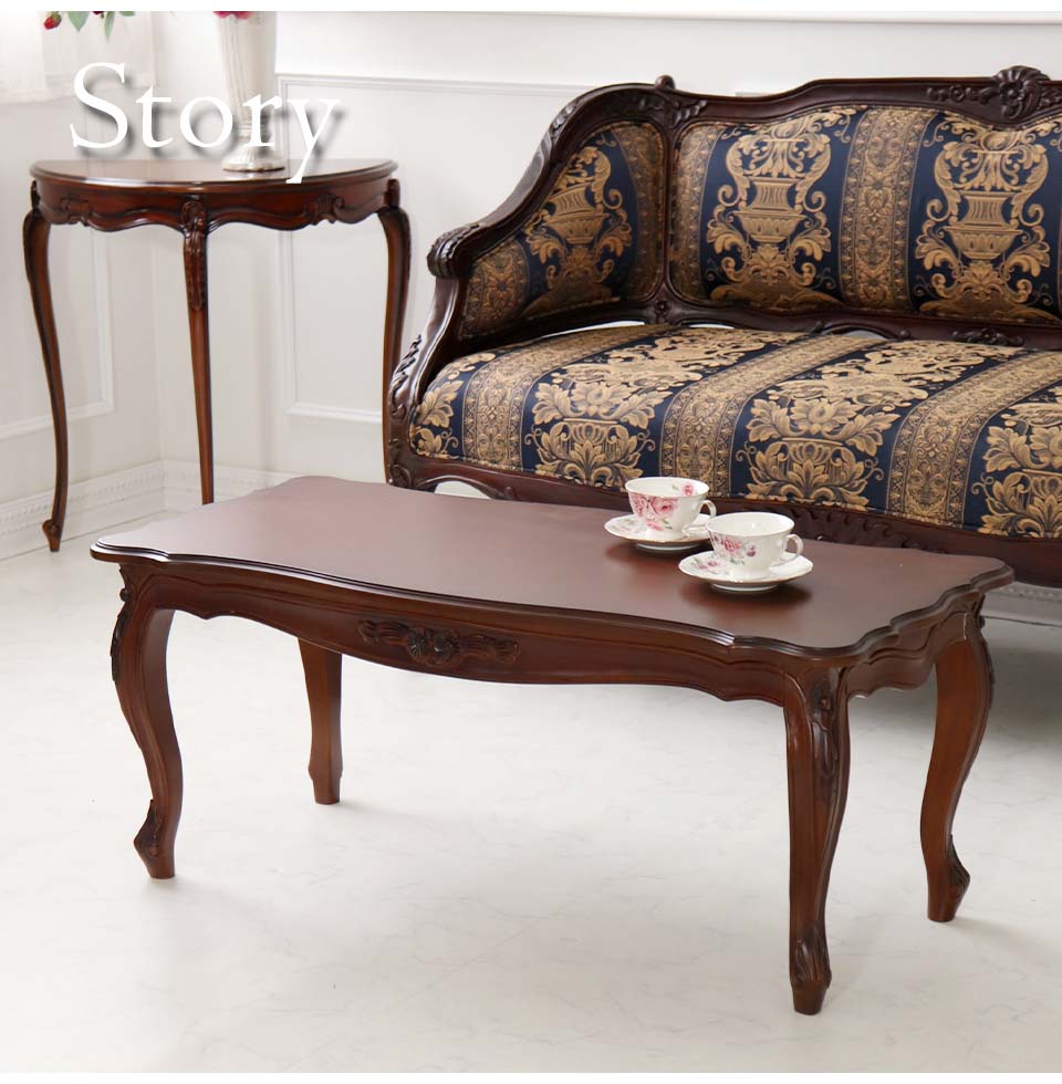 センターテーブル 105cm ローテーブル テーブル 輸入家具 木製