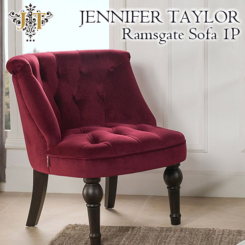 ジェニファーテイラー ラムズゲイト チェア ソファ 一人掛け ベロア