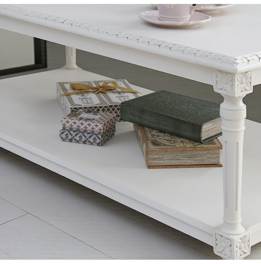 フレンチテイスト カントリーグレース センターテーブル 幅120cm