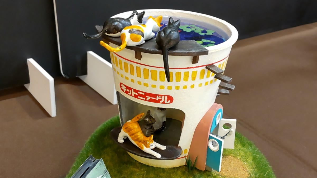 ネコがカップ麺の中で遊ぶ!?「浜松ジオラマグランプリ」傑作選【Vol.4