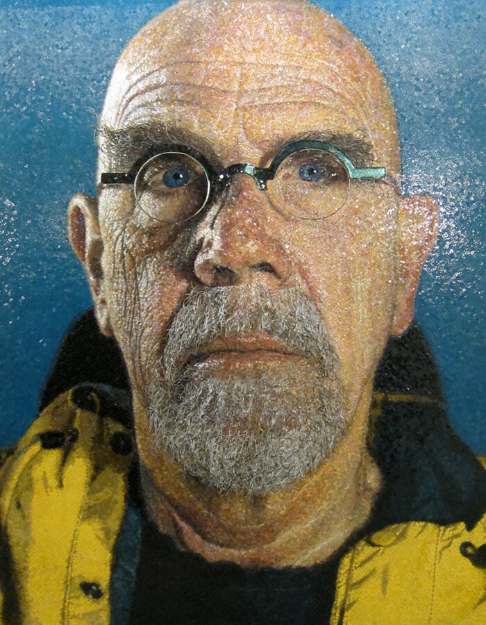 ニューヨーク地下鉄アートの旅」チャック・クローズ：ニューヨーク最新