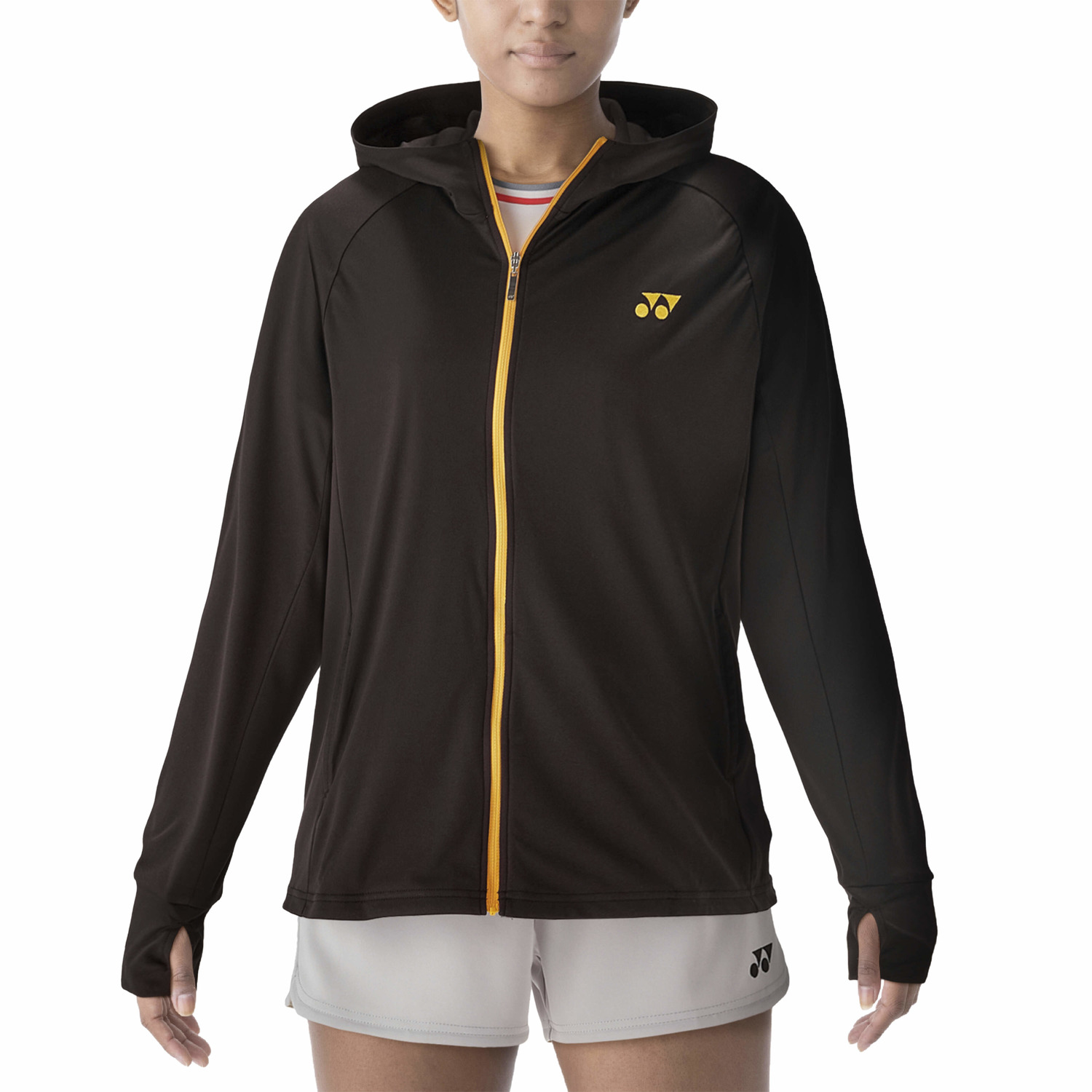 ウィメンズニットウォームアップパーカー. 57076|57076】ヨネックス