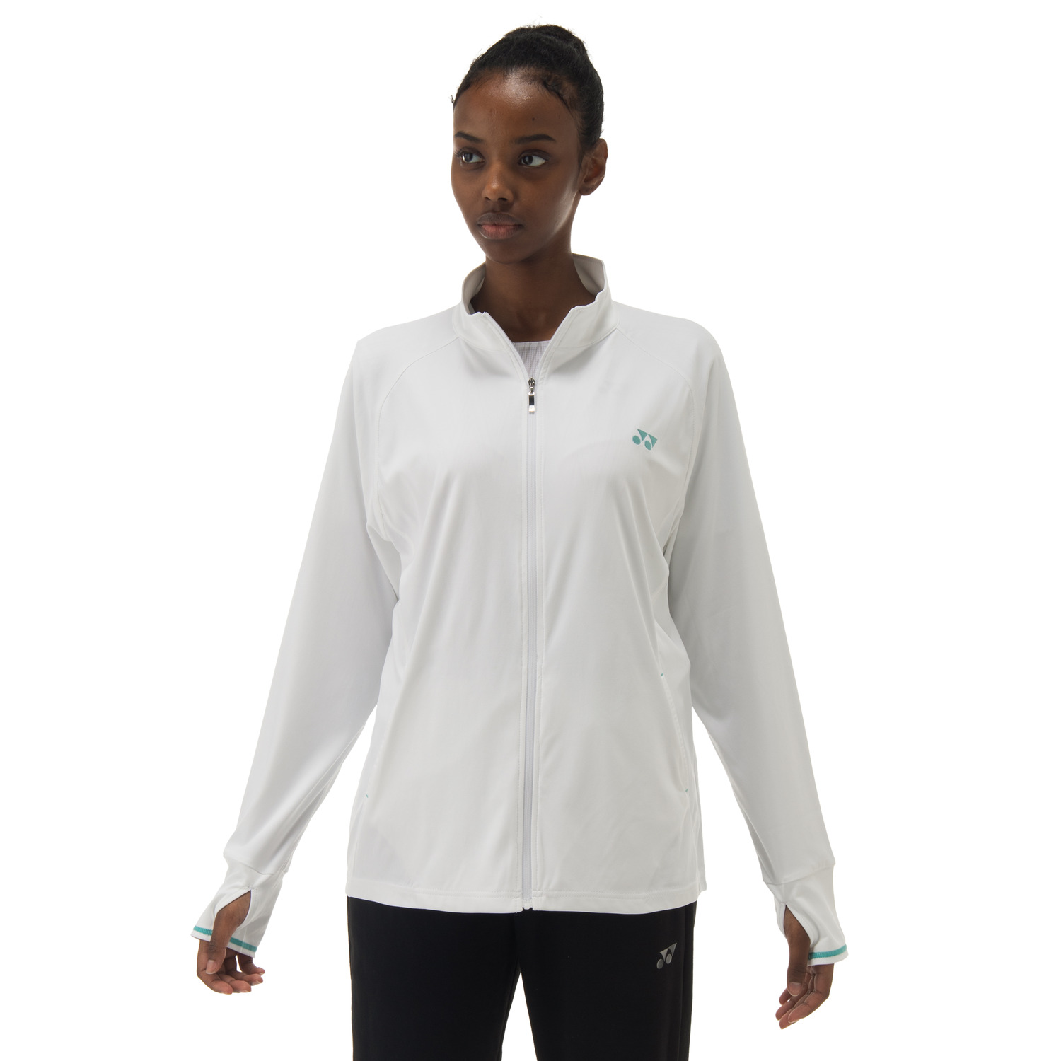 ウィメンズニットウォームアップシャツ. 57087|57087】ヨネックス