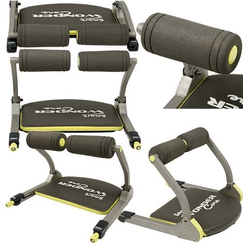 ワンダーコア スマート DVD付 腹筋器具 ブラック 1033443 | YOCABITO