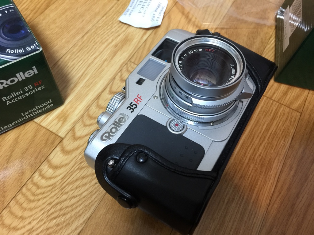 Rollei 35 RF - 晴れ時々ジャズ、雨のちカメラ