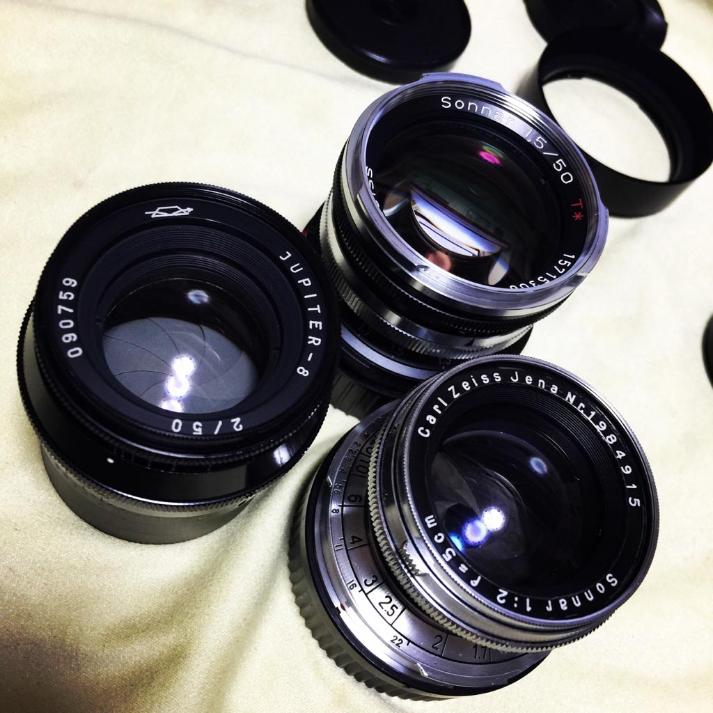 Carl Zeiss Jena Sonnar 50mm F2.0 戦前(後コーティング) Contax mount