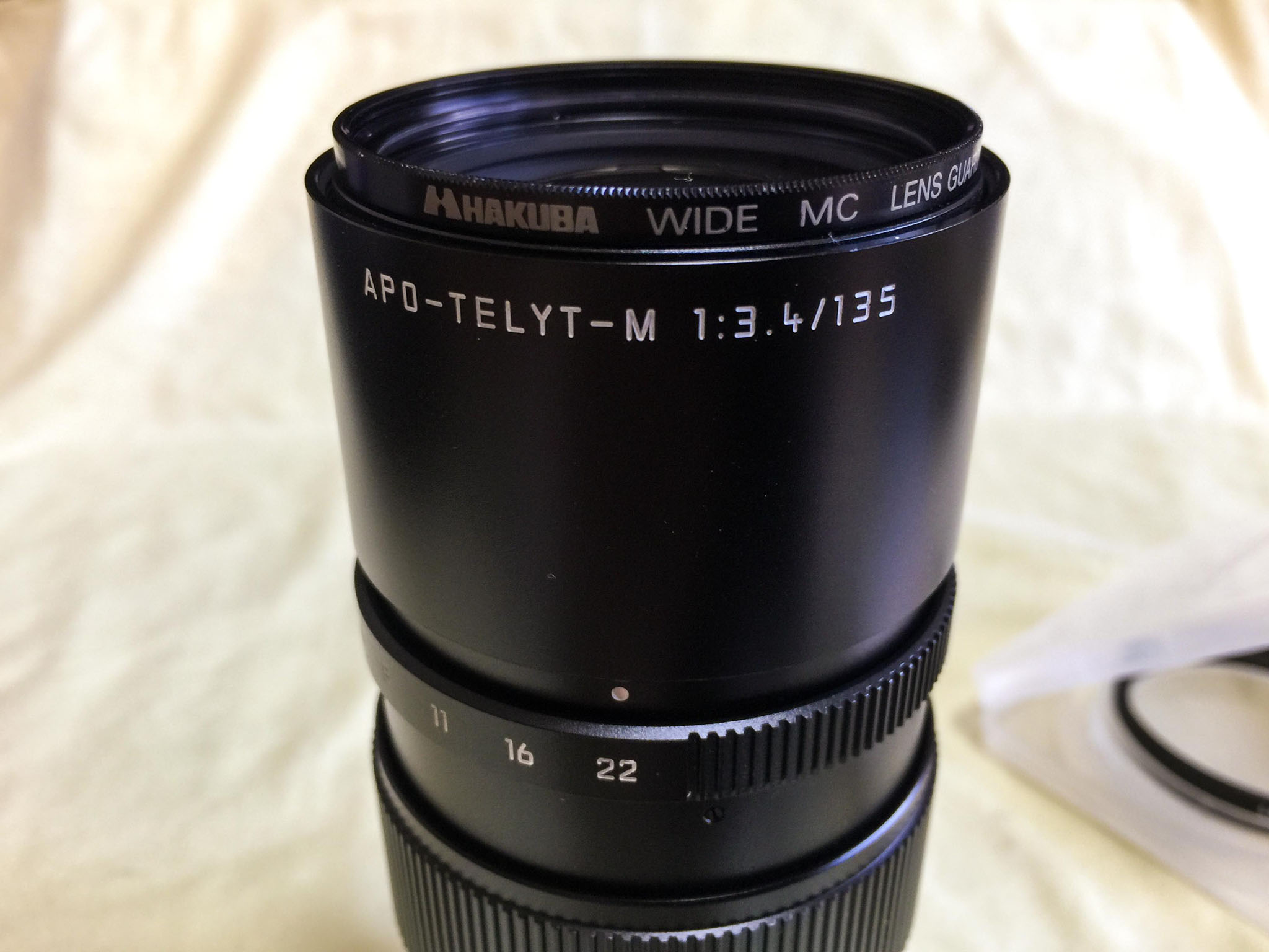 Leica APO-Telyt-M 135mm F3.4 開封の儀 - 晴れ時々ジャズ、雨のちカメラ