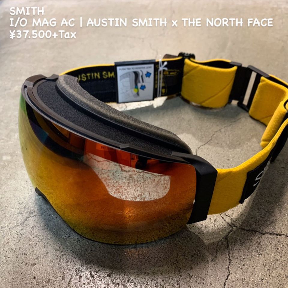 Austin Smith× THE NORTH FACE×SMITHのトリラボレーションゴーグルのご