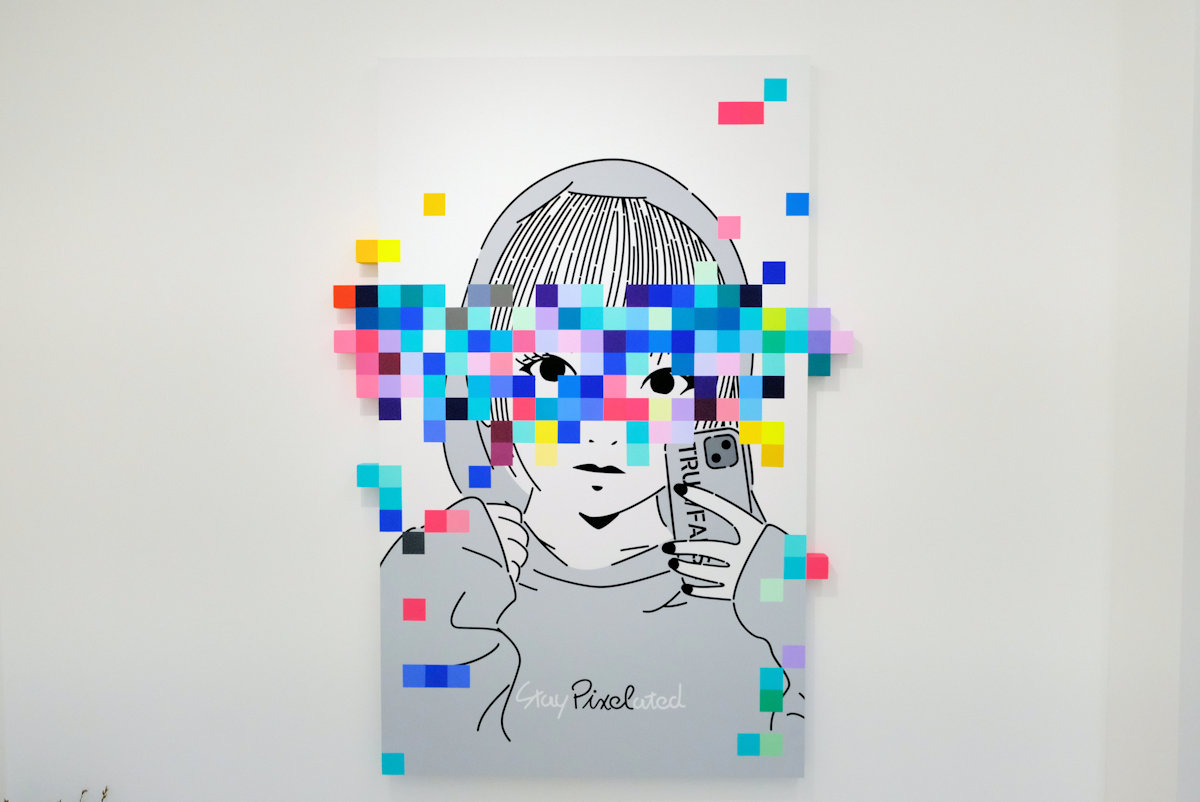 MAKERS SPACE×山口真人「stay pixelated」｜デジログの境界線をみる
