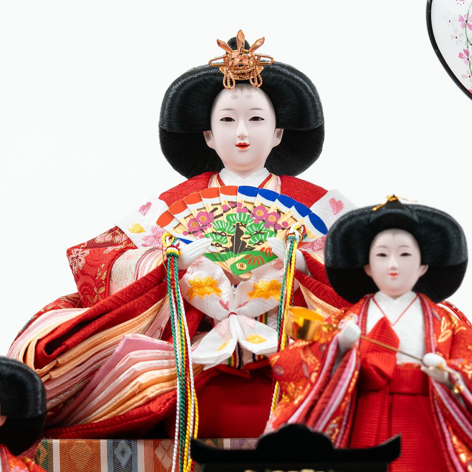 雛人形】ケース入り小三五親王小芥子官女五人飾り | 雛人形（ひな人形
