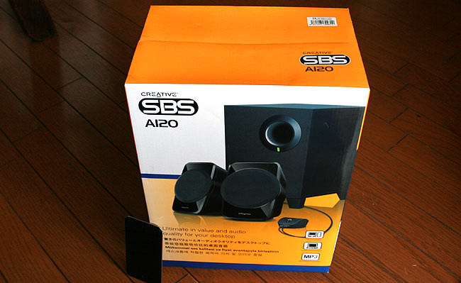PCスピーカーを2000円台で!? Creative 2.1ch SBS A120が安い+高性能で