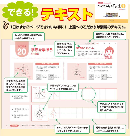 ペン字・ボールペン字講座｜通信講座・資格取得なら四谷学院通信講座