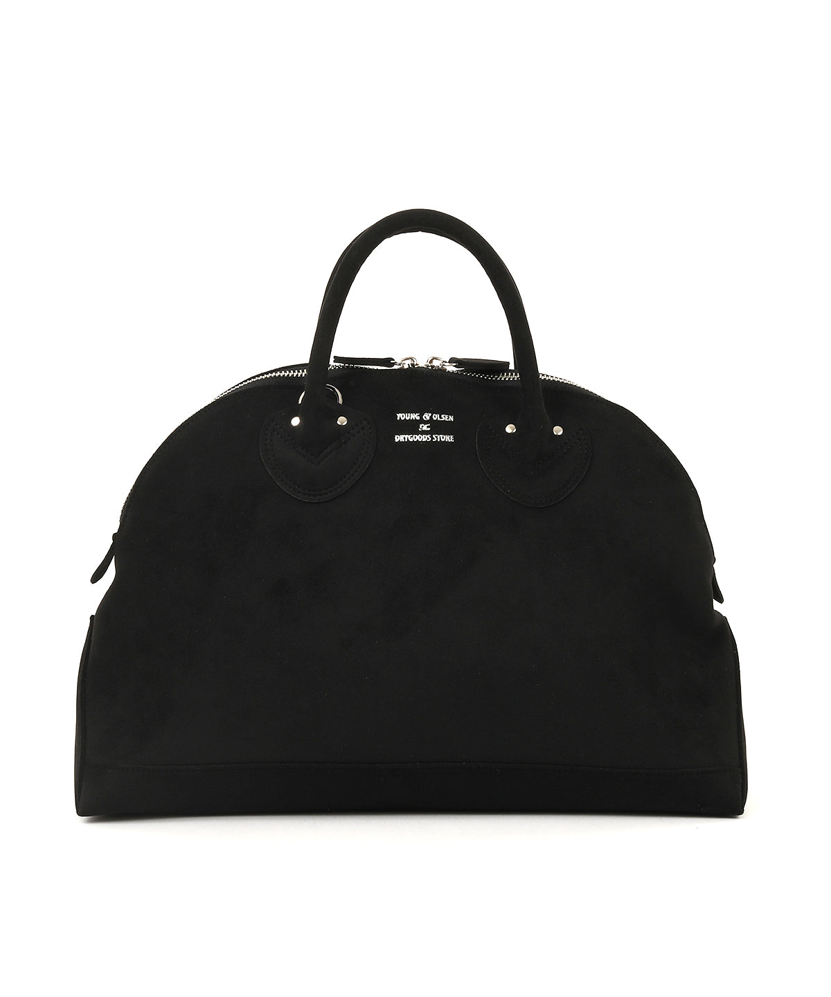 ヤングアンドオルセン ウルトラスエード ジップ ボート バッグ M