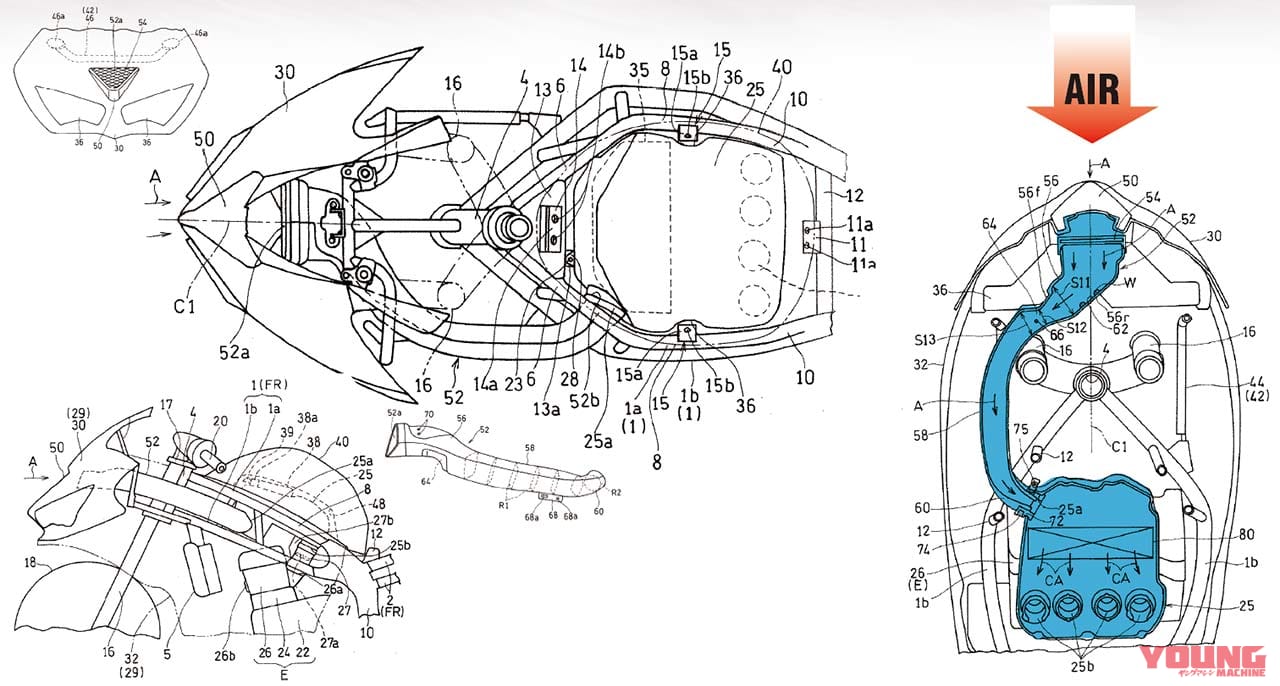 画像 No.4/9] 発表直前 Ninja ZX-25R 最後の!?予想情報 【車体サイズ