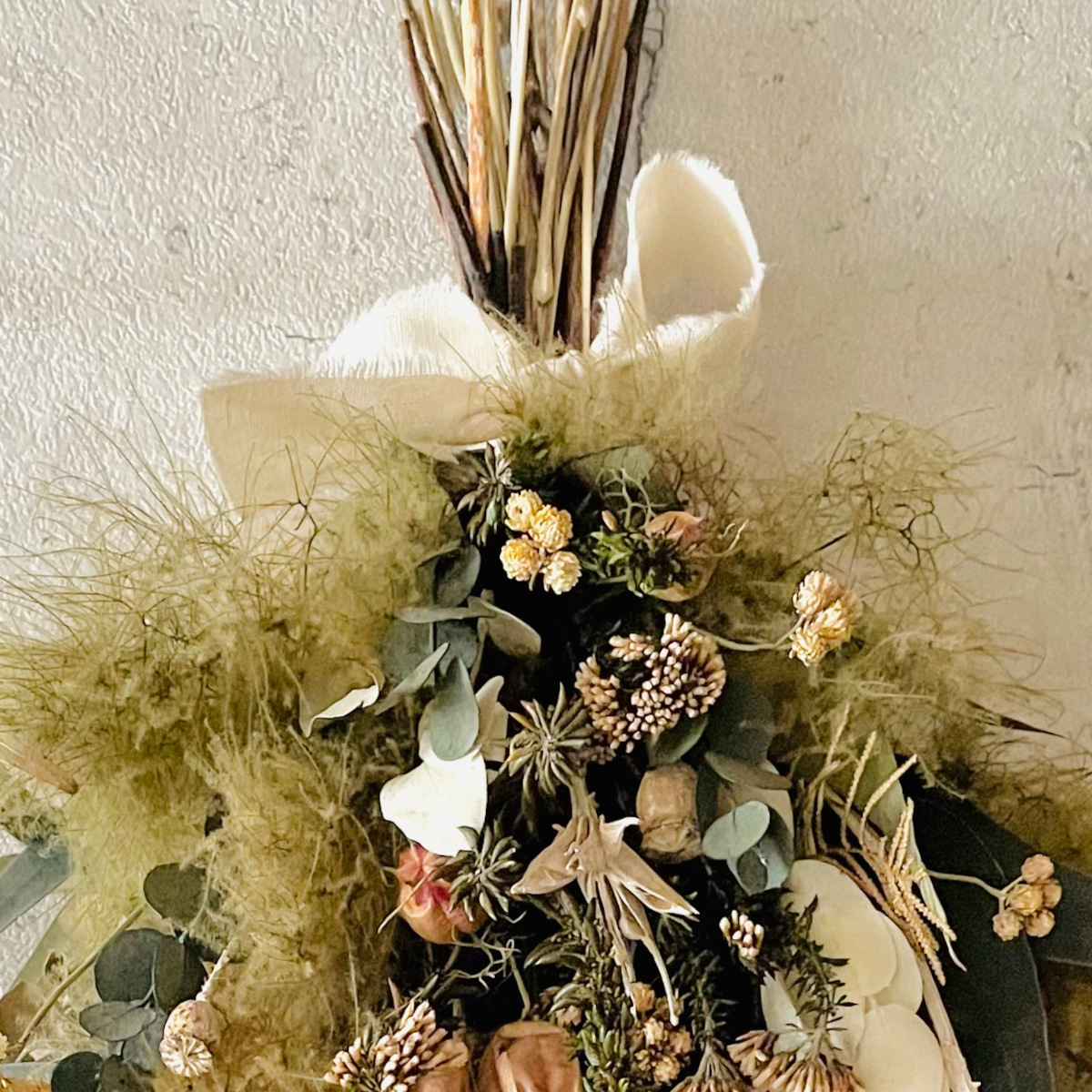 プリザーブド スモークツリーのスワッグ