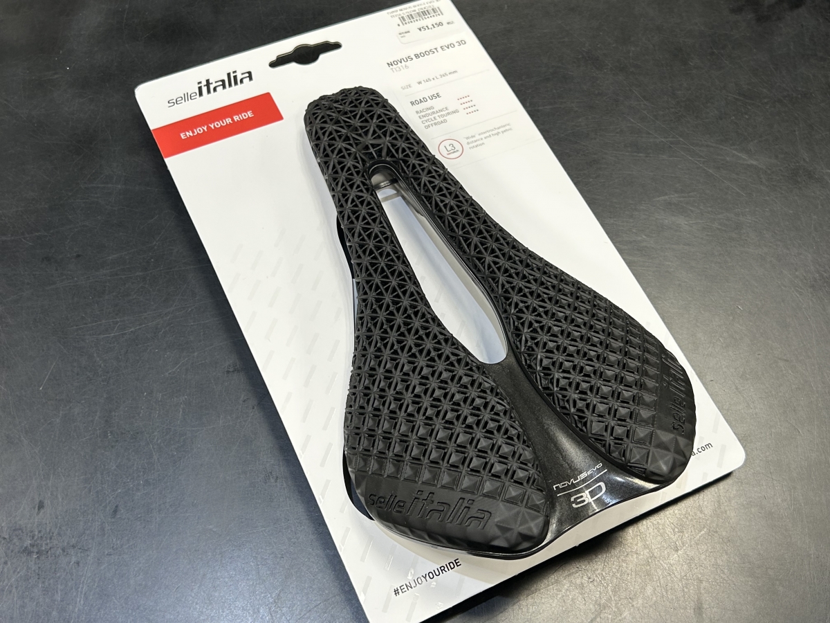 Selle Italiaの3Dプリントで作られたNEWサドルが入荷してきました