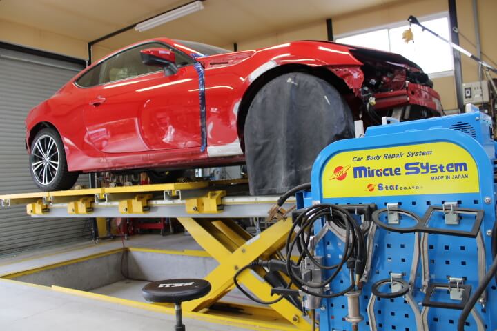 修理編その1】トヨタ ZN6 86 サイドステップのヘコミを鈑金修理 - Y's