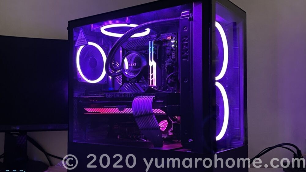 自作PC】付属品豊富でコスパが高い「NZXT H510 Elite」でNZXT統一で