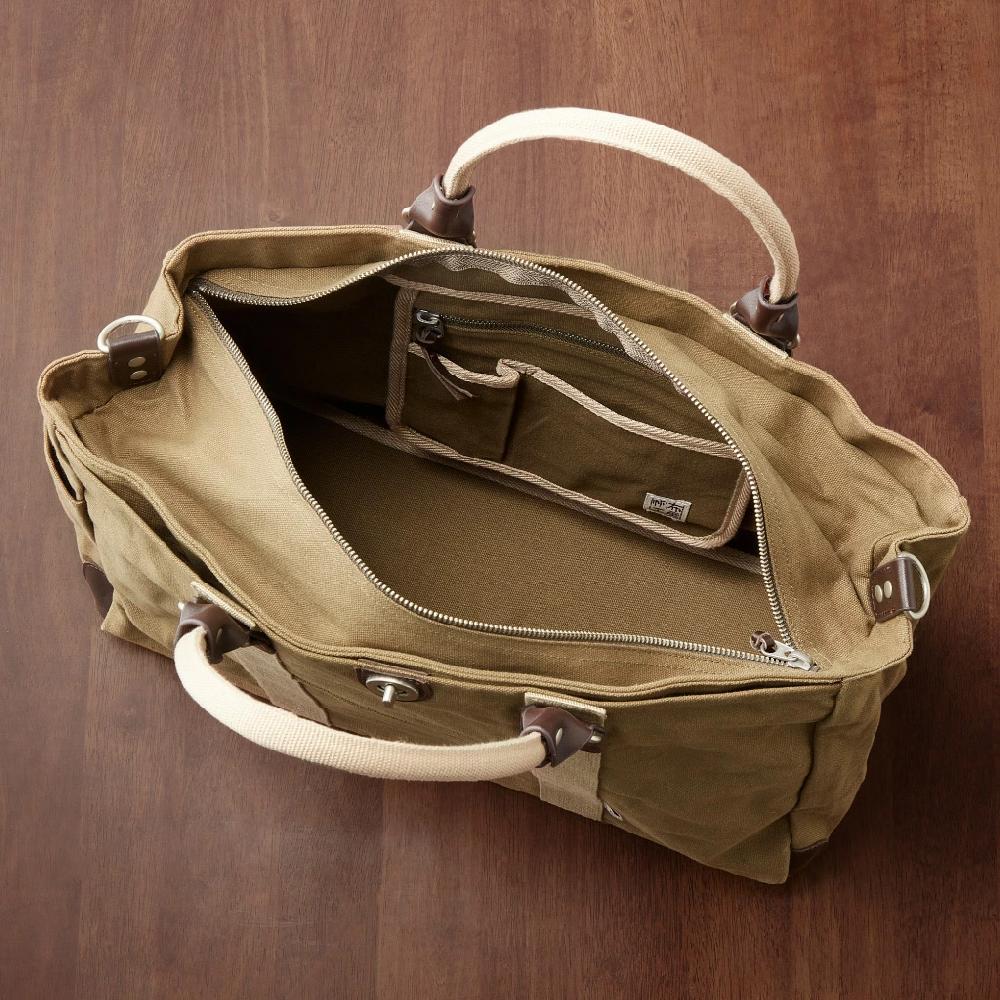 ボストンバッグ 帆布工房 2WAY TRIPLINEシリーズ (M) 3X83｜優美社株式会社