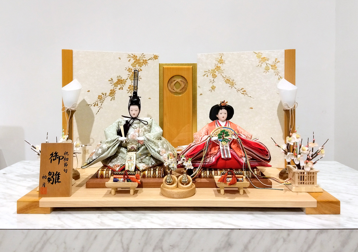 No.323439 流水雪輪桜 親王飾り | 雛人形｜人形の祐月｜茨城県水戸市