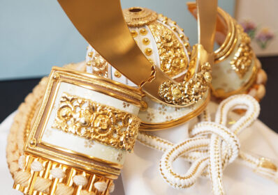 五月人形 初節句 兜飾り「蝶牡丹 8号兜飾り」男の子 お祝い | 五月人形