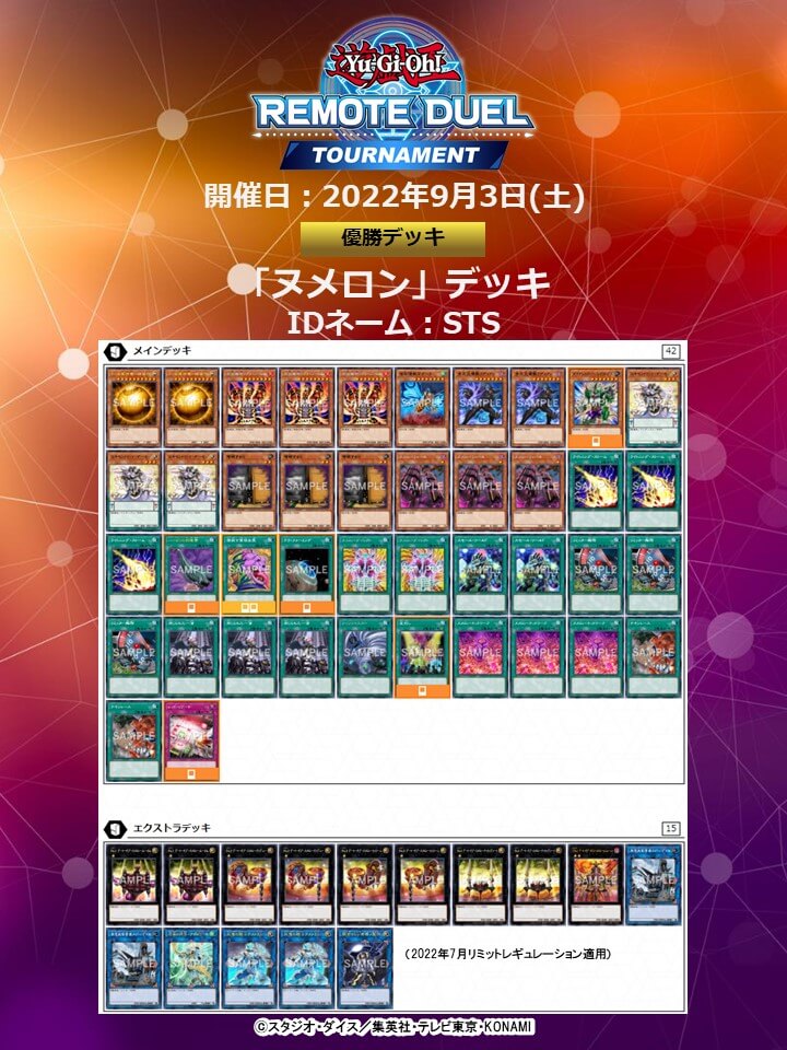 2022年 ヌメロン】優勝デッキレシピまとめ【遊戯王OCG・マスターデュエル】