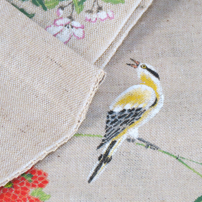 京都 遊彩】和風 のれん・タペストリー・麻生地 / のれん/ 麻のれん