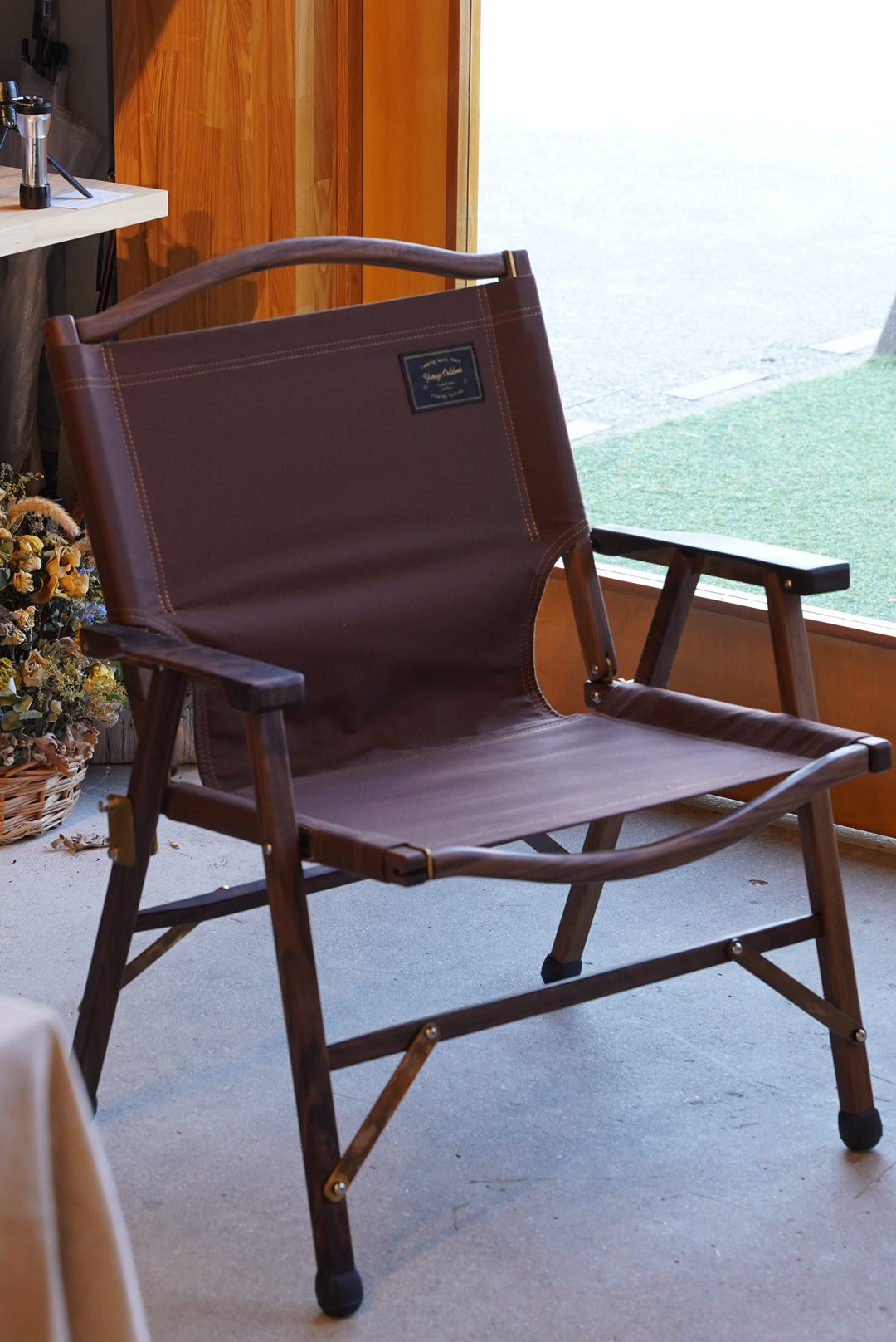 新品GARAKUDAダークブラウン YURAチェアKamping BigTote 新品GARAKUDA