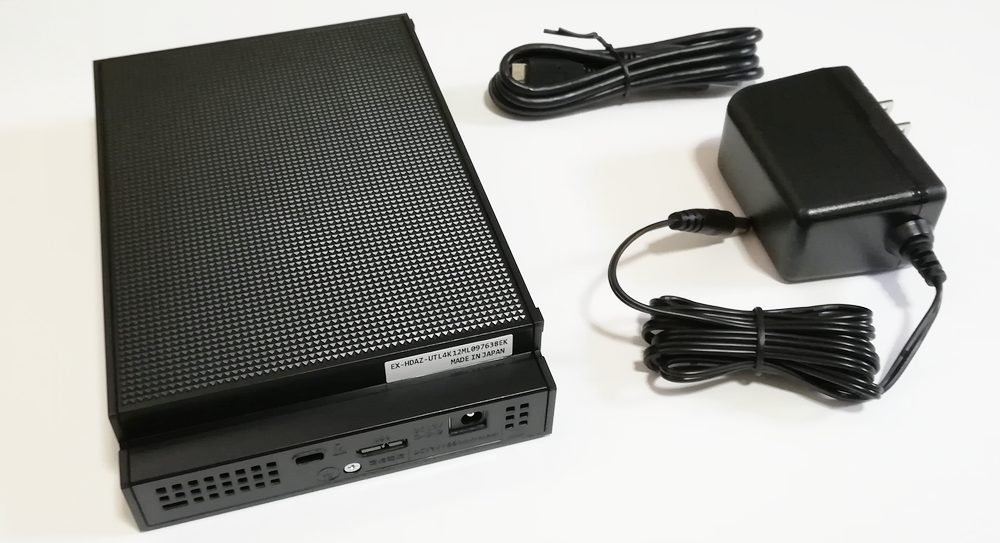 I-O DATA】外付けHDD「EX-HDAZ-UTL4K」を購入しました【レビュー