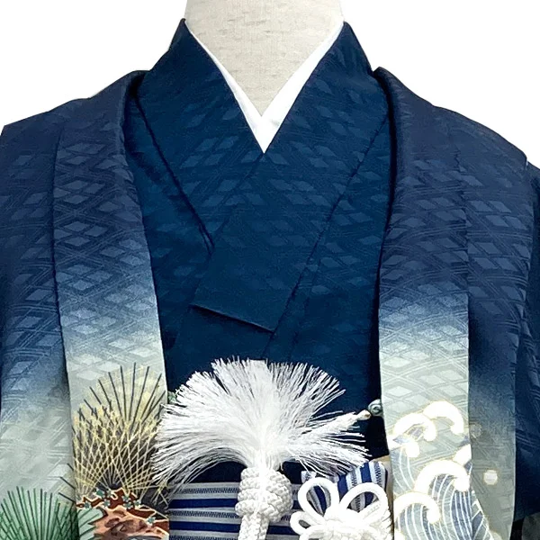 t2252207】【レンタル】七五三 男の子 5歳 羽織袴セット 長門 兜に龍