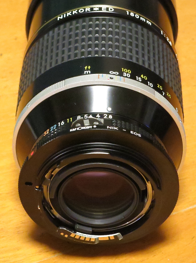 機材】EOSにオールドニコンレンズ：Ai-S Nikkor ED 180mm F2.8S: ざ