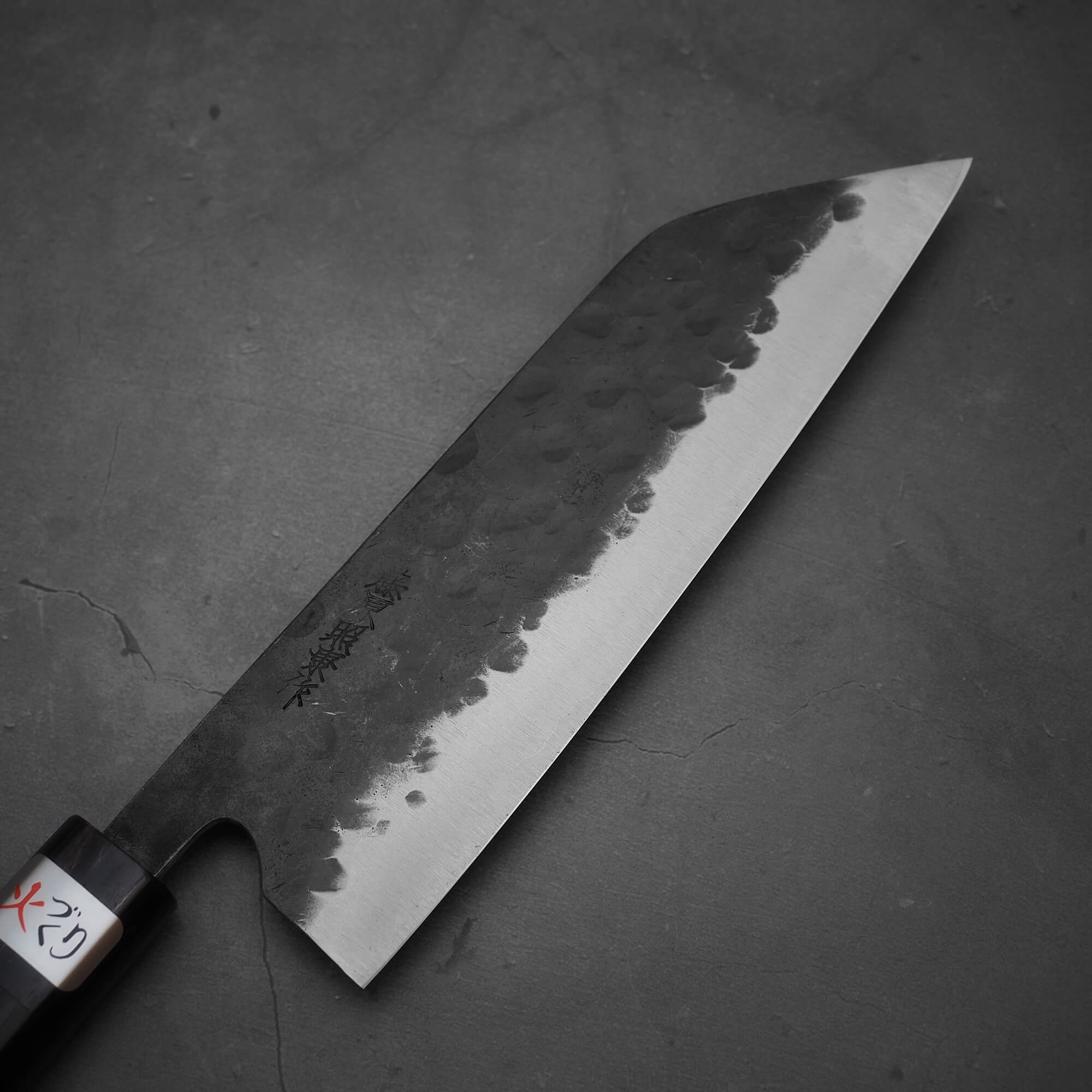 Teruyasu Fujiwara Denka ebony santoku 180mm – Zahocho Knives Tokyo