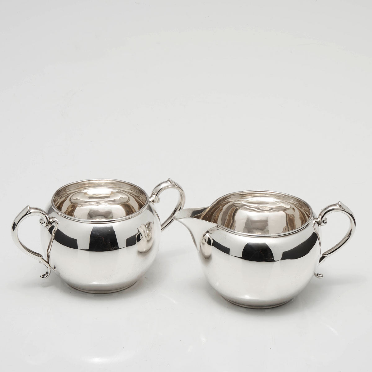 Manchester Sterling Sugar and Creamer - Zapffe Silversmiths