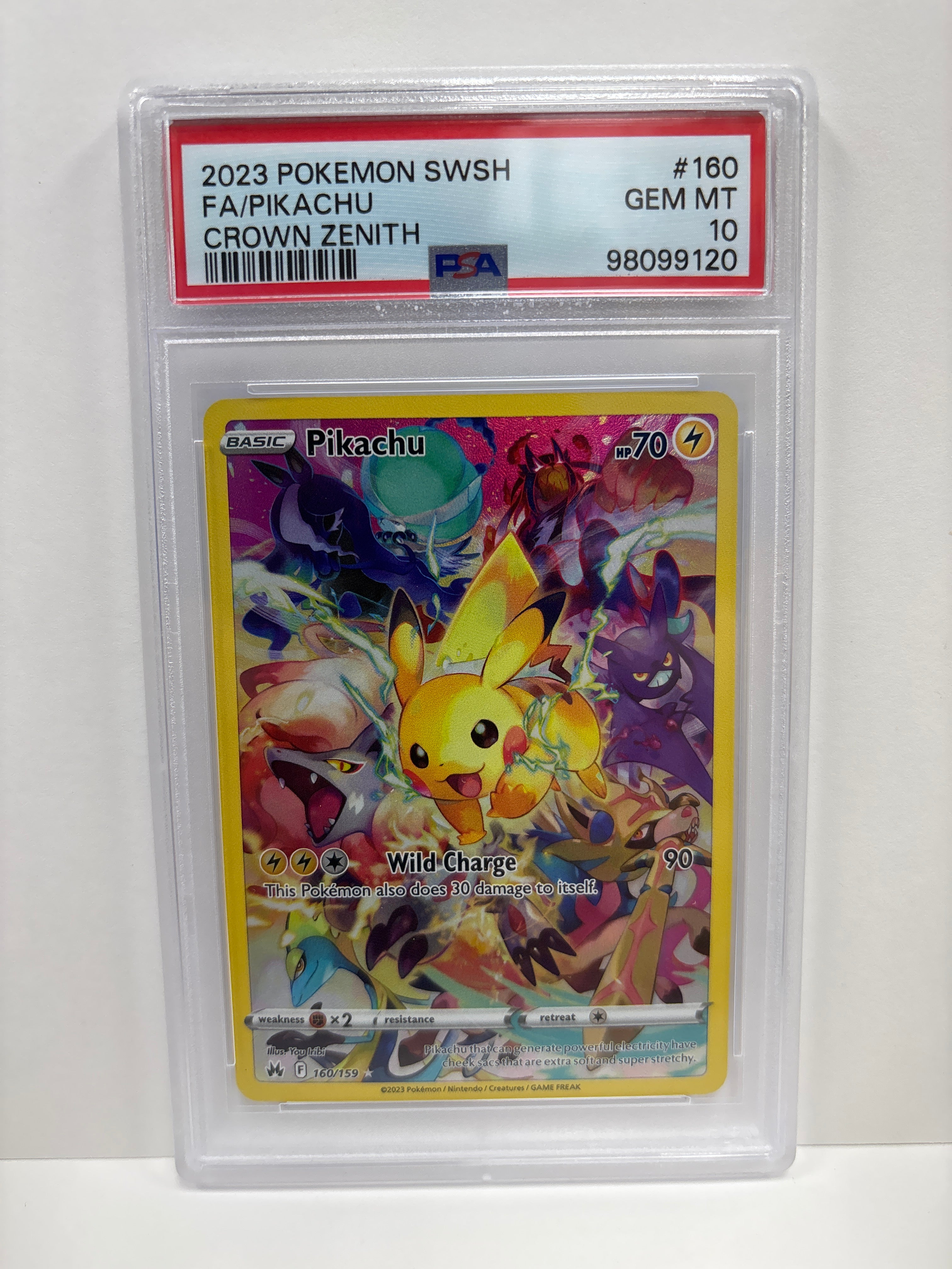 Pokemon Pikachu 160/159 PSA 10 – Zapp! Comics