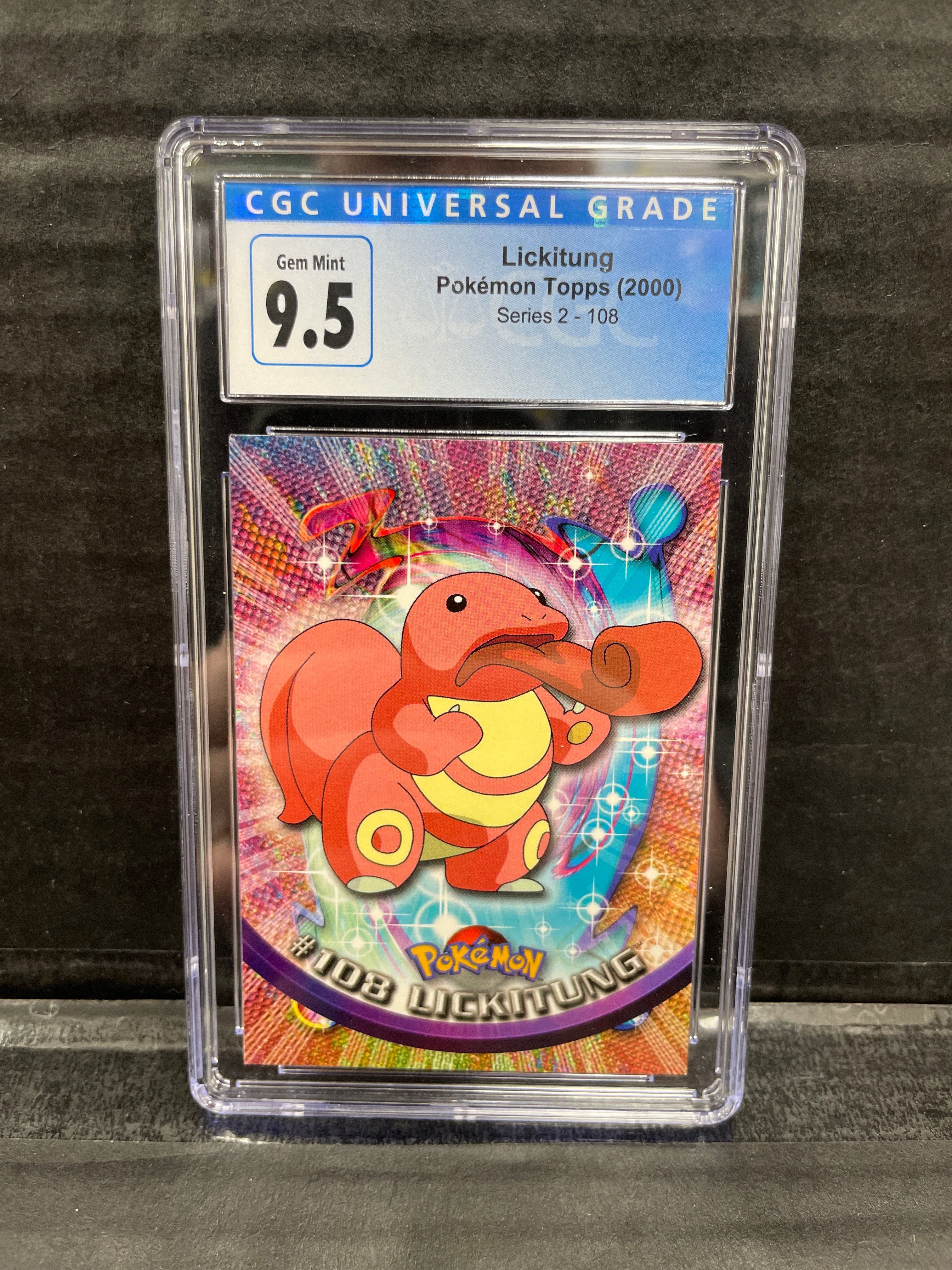 Pokémon Lickitung 108 Topps Series 2 CGC 9.5 – Zapp! Comics