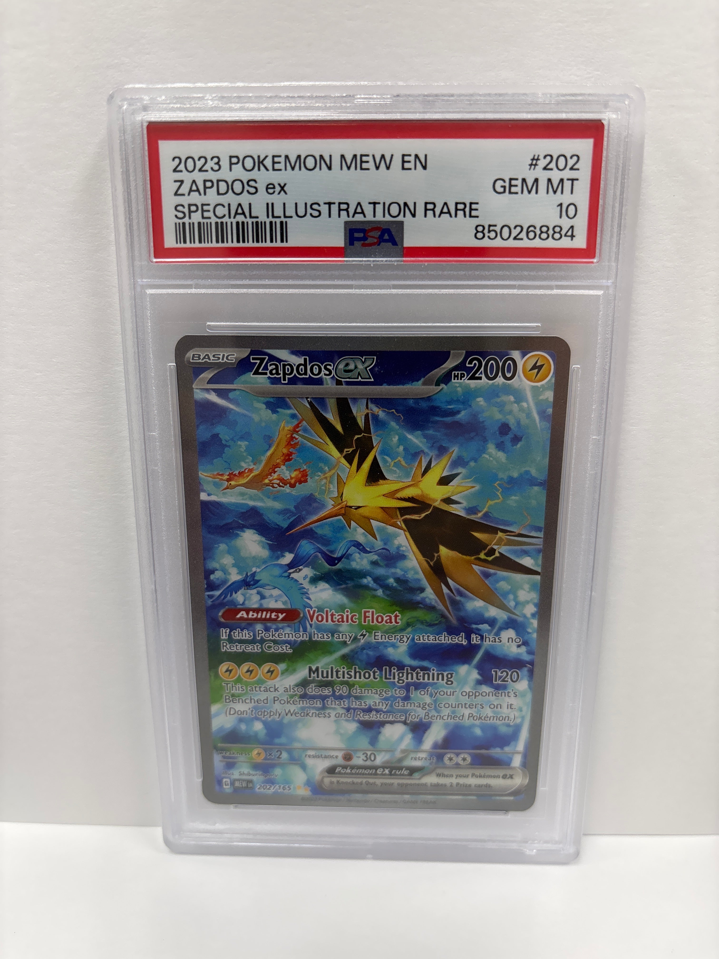 Pokemon Zapdos ex 202/165 PSA 10 – Zapp! Comics