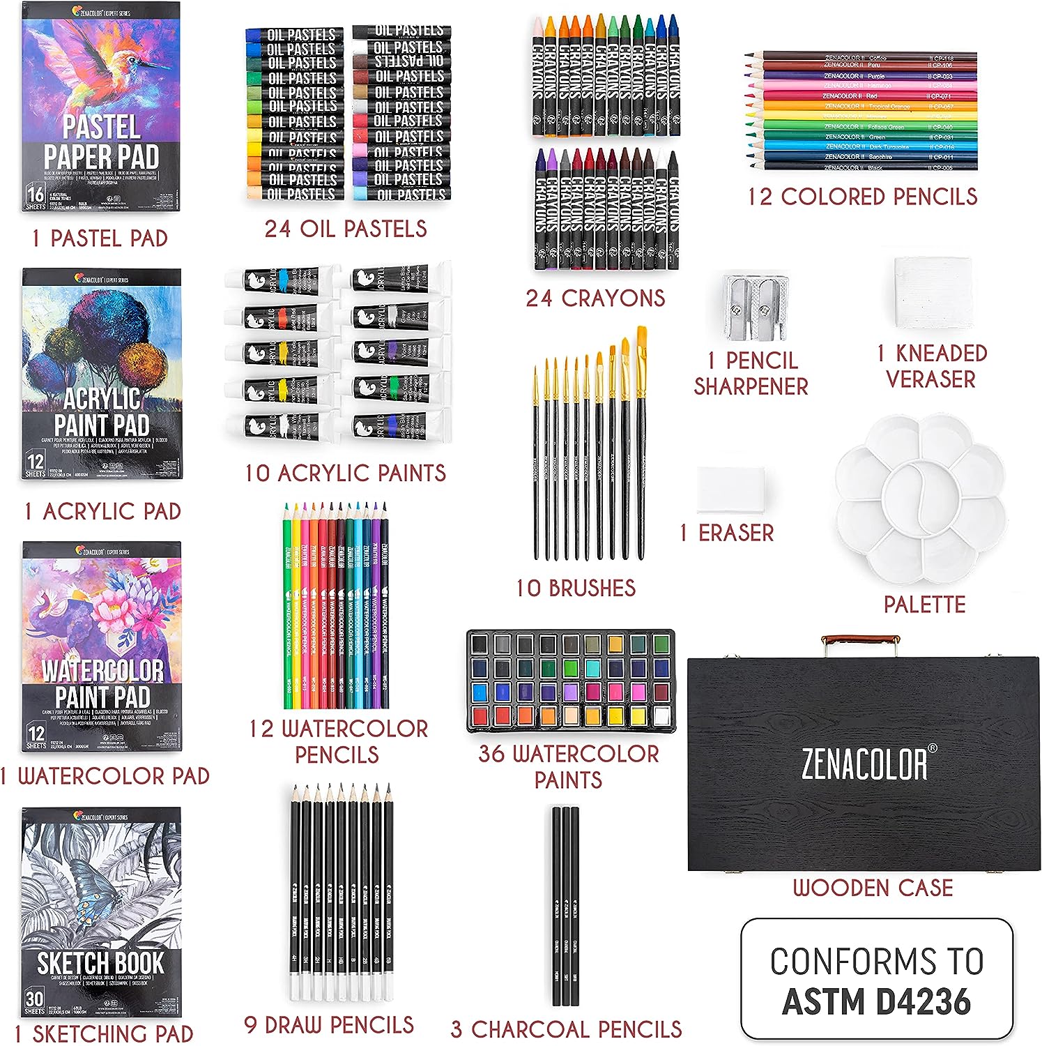 Mixed Media Art Set – Zenacolor