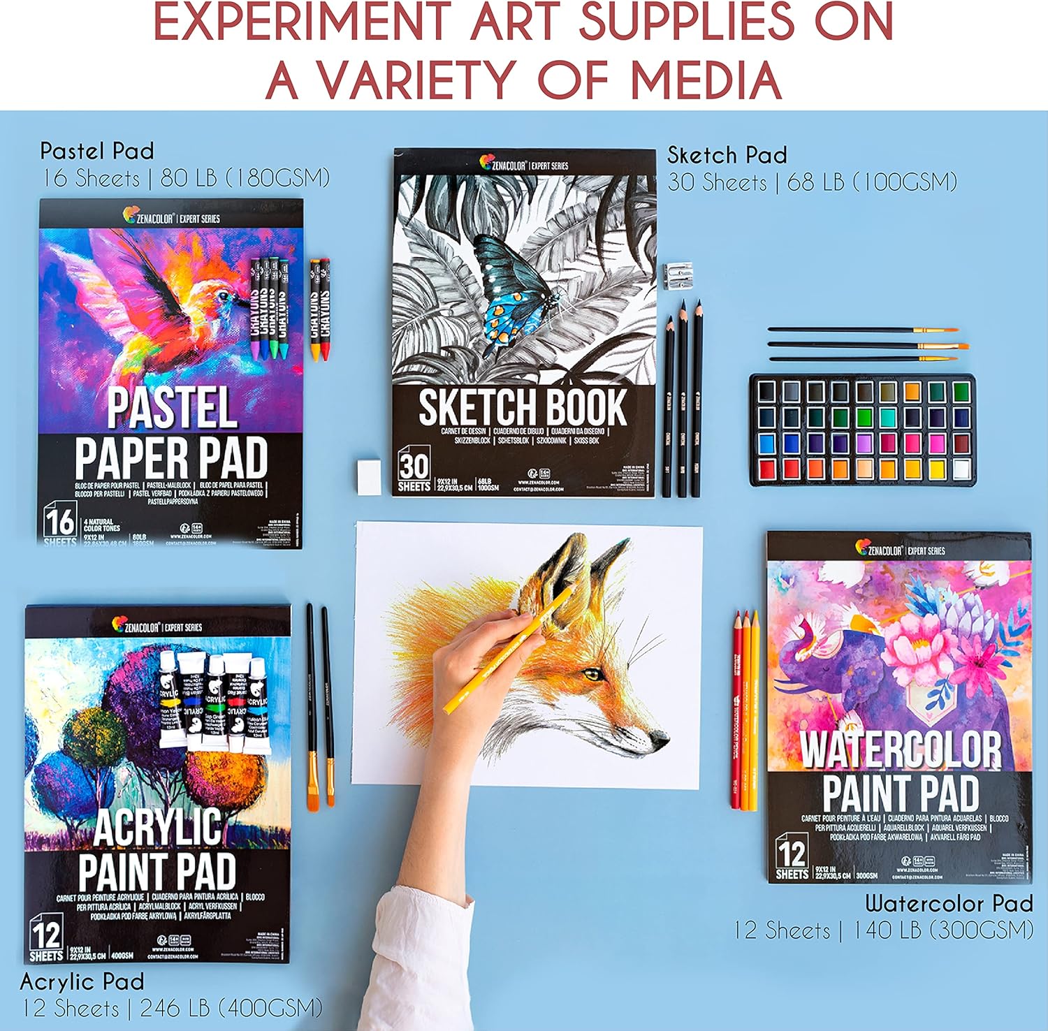 Mixed Media Art Set – Zenacolor