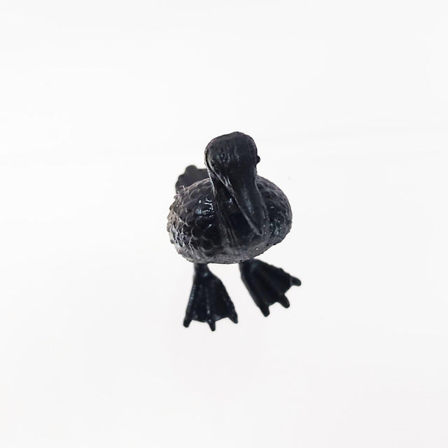 ミニチュア 添配 フィギュア 盆景 鵜 （ う ） 銅製 鳥 とり zengarden