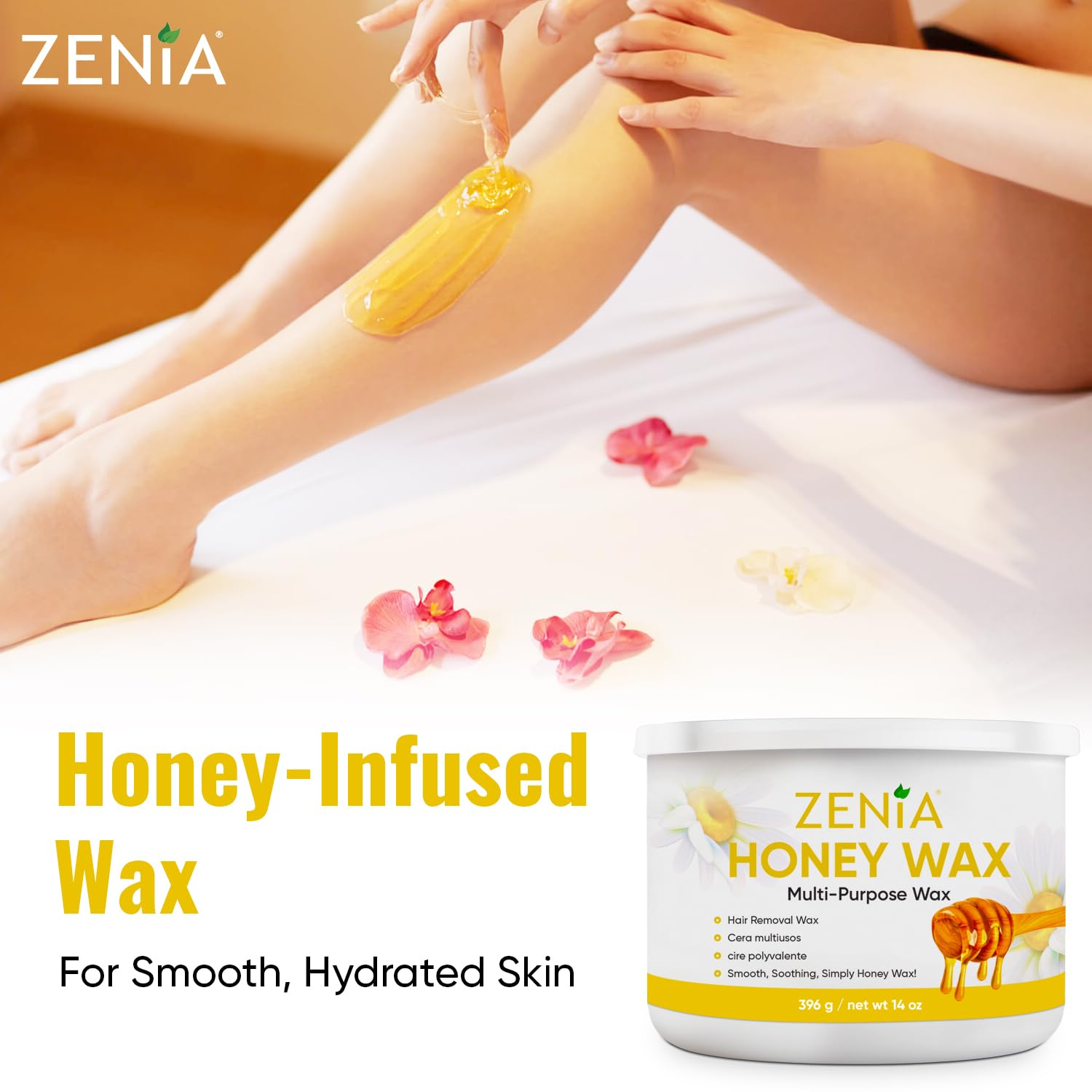 Simple, Smooth, Soothing Multi-Purpose Honey Wax 14oz (396g