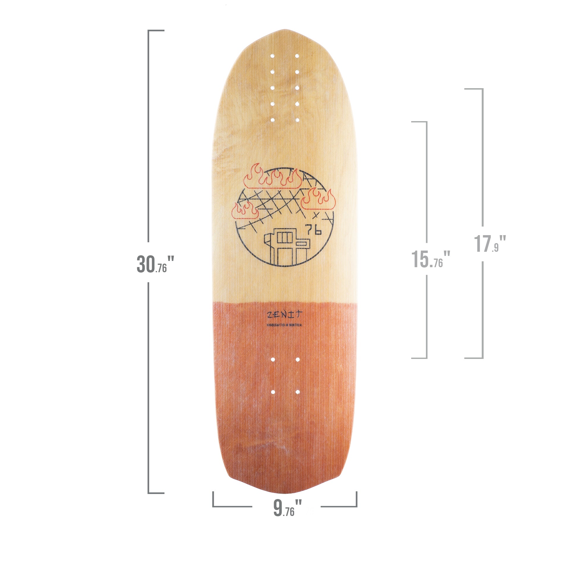 76 - Longboard Skateboard | Zenit Boards – Zenit Longboard