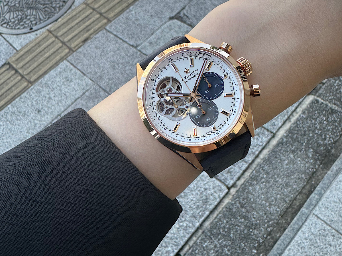 一本は持っておきたい金無垢モデル！ゼニス『クロノマスター オープン