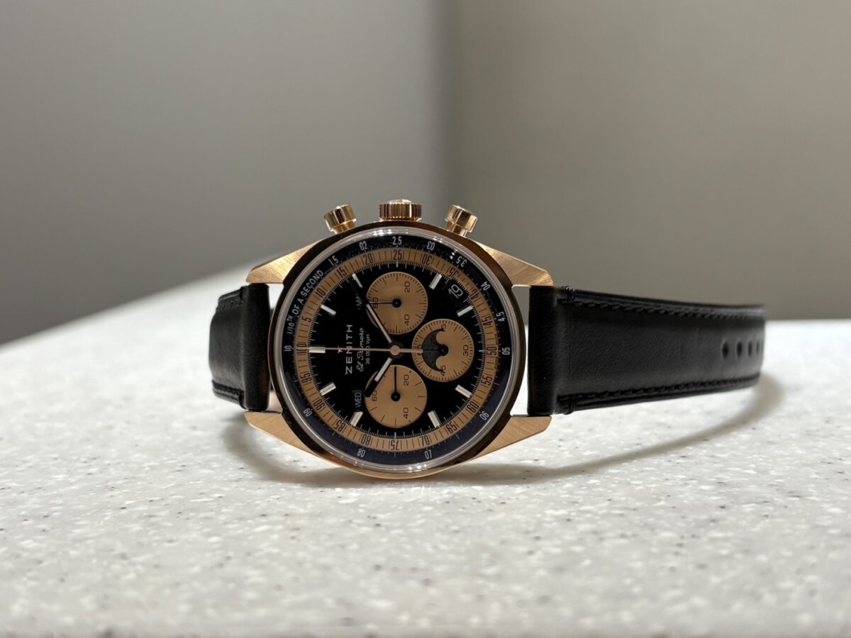 ゼニス】とにかくカッコイイ ムーンフェイズ搭載時計「クロノマスター