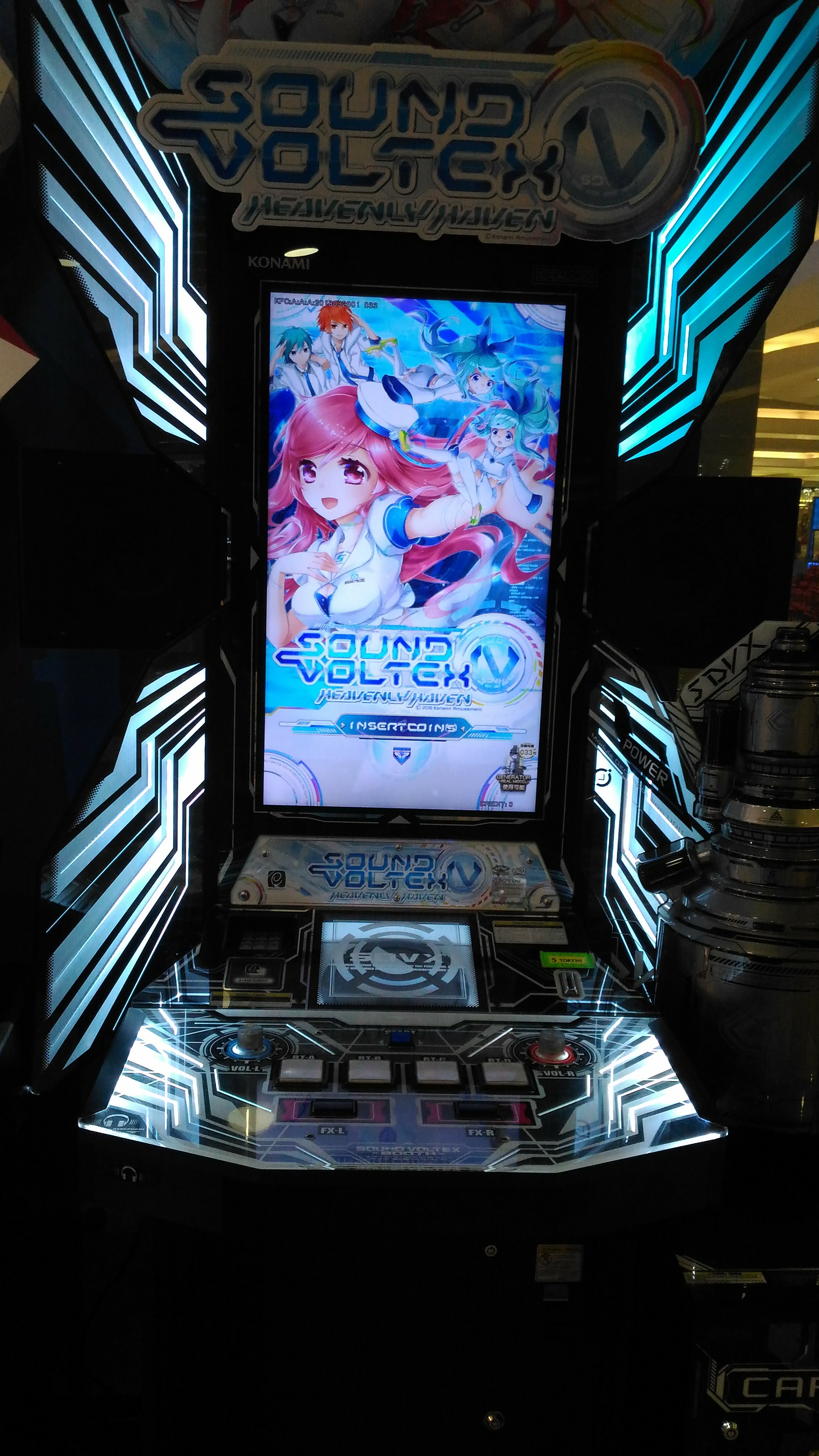 Sound Voltex IV Heavenly Haven - Arcade Locations - Picture