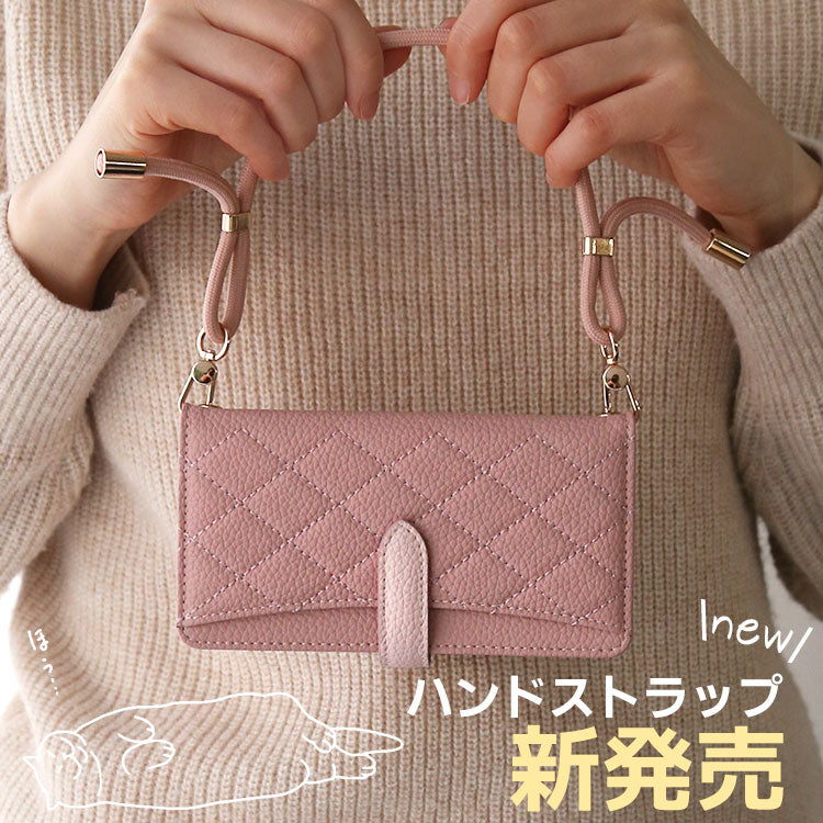 スマホショルダーストラップ／ハンドストラップ 【パッチ＆カラビナ