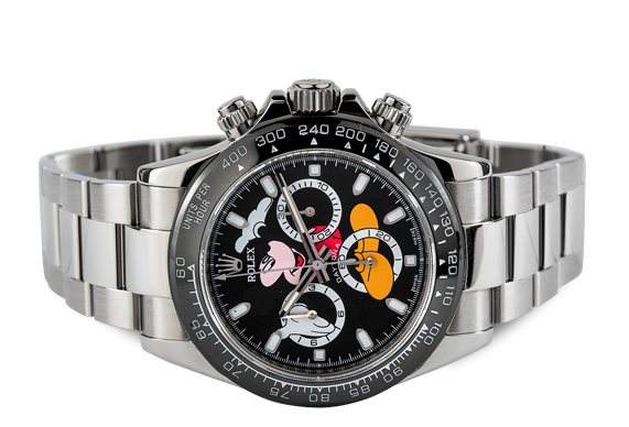 ロレックス デイトナ ミッキーマウスダイヤル ブラックセラミック