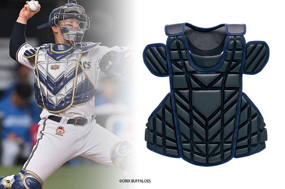 フィット感と安全性に優れた森友哉捕⼿モデル︕硬式捕⼿⽤ブロック