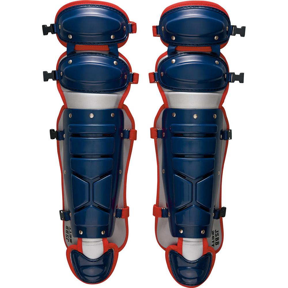 青りんご兄様美品ZETT JSBB 一般軟式用キャッチャー用レガース