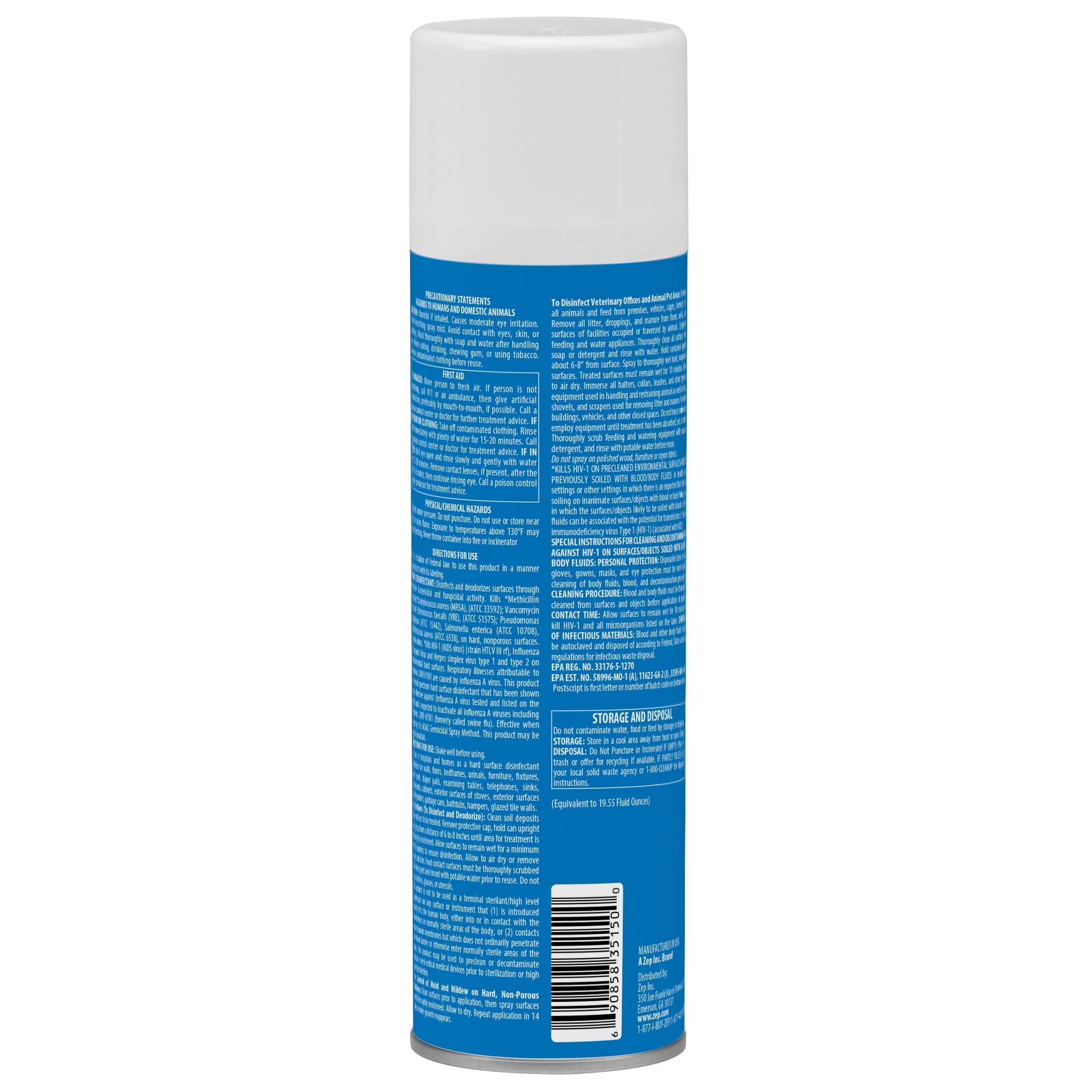 Zepynamic A II Surface Disinfectant - 16 oz. – Zep Inc.