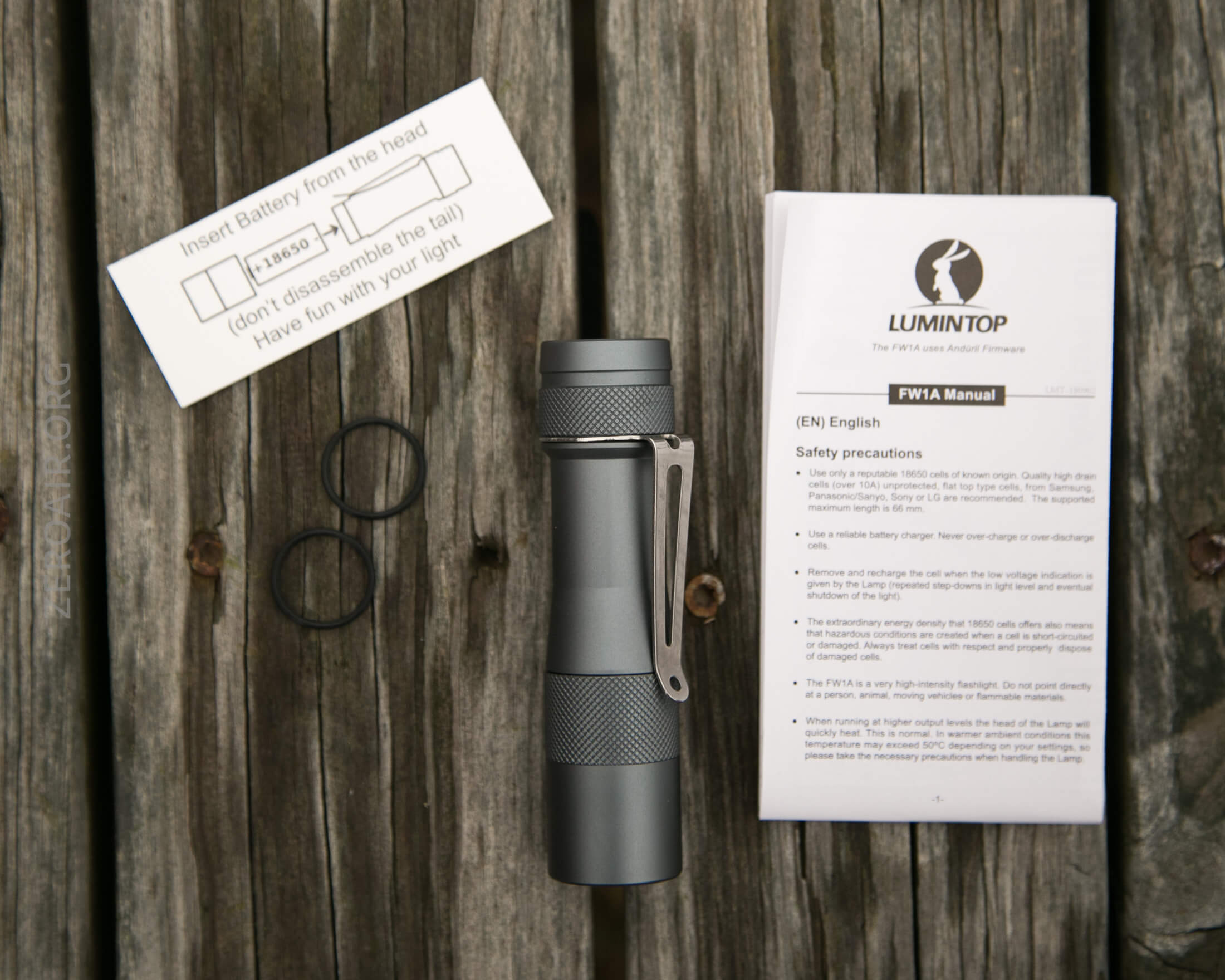 Lumintop FW1A Flashlight Review - ZeroAir Reviews
